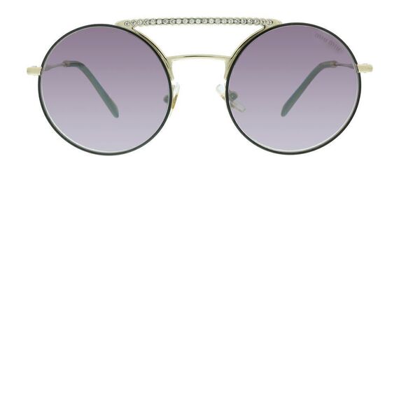 Miu Miu 0MU 52VS AAVGR0 Pale Gold Round Sunglasses Miu Miu MU 52VS - AAVGR0 Pale Gold/black | Sunglasses Woman main image 3